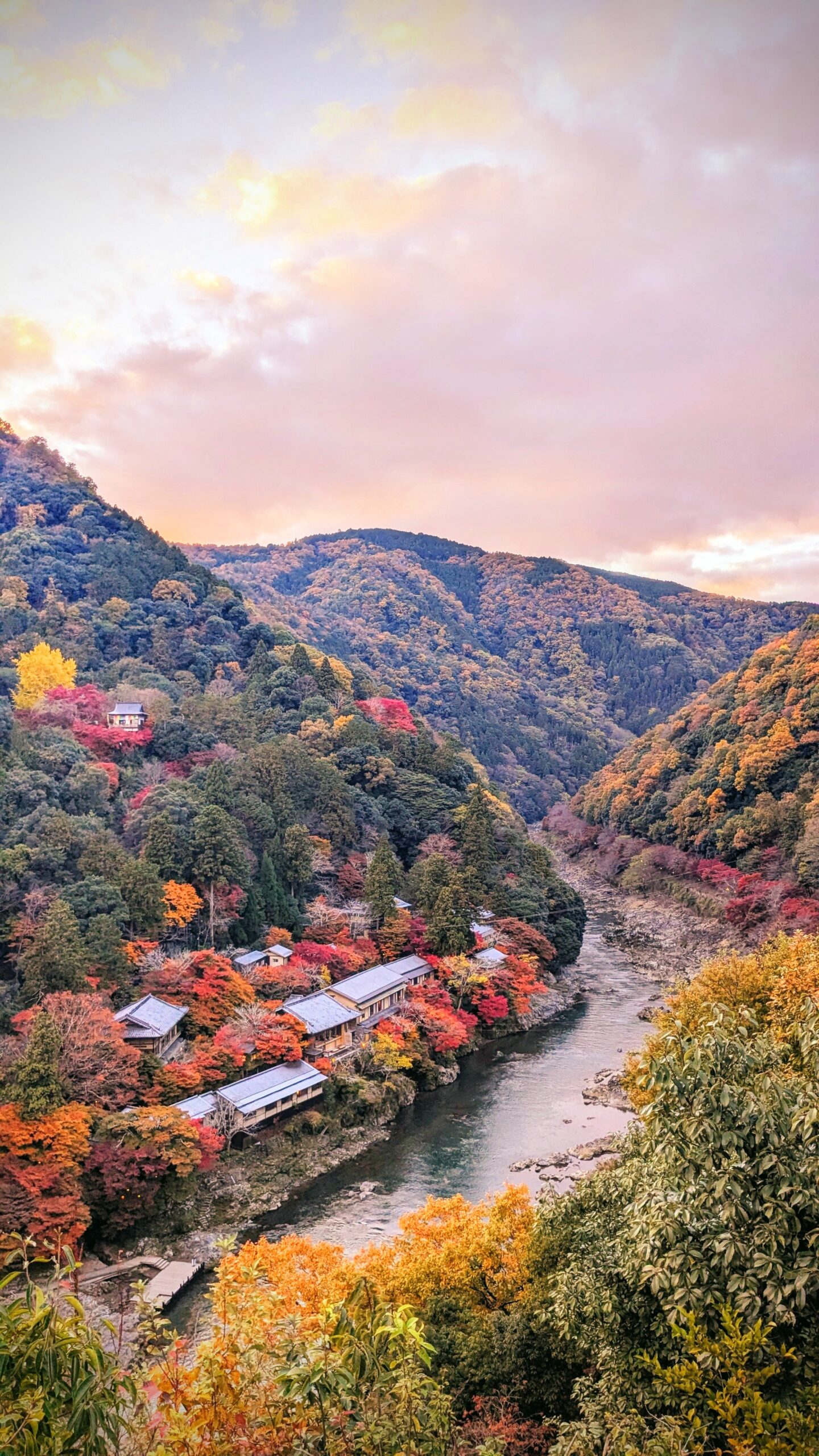 『嵐山の紅葉』